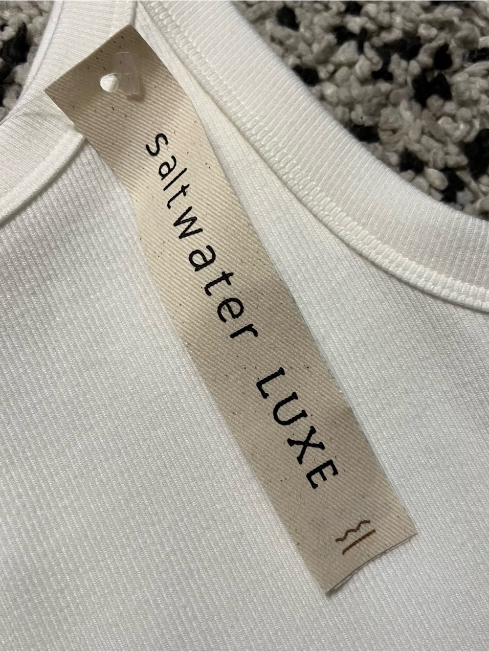 Saltwater Luxe Salt White Tank Midi Dress Side Slits Stretch Women’s Size Small - Picture 6 of 13